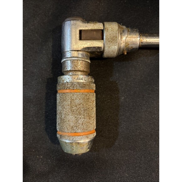 VTG Stanley No 923 12" Ratcheting Reversible Hand Brace Drill Auger Great Tool - Picture 4 of 12